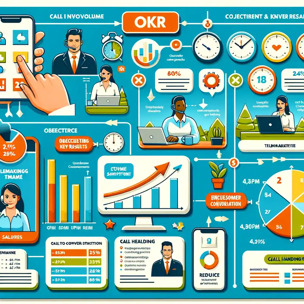 OKR در زمینه بازاریابی و فروش تلفنی